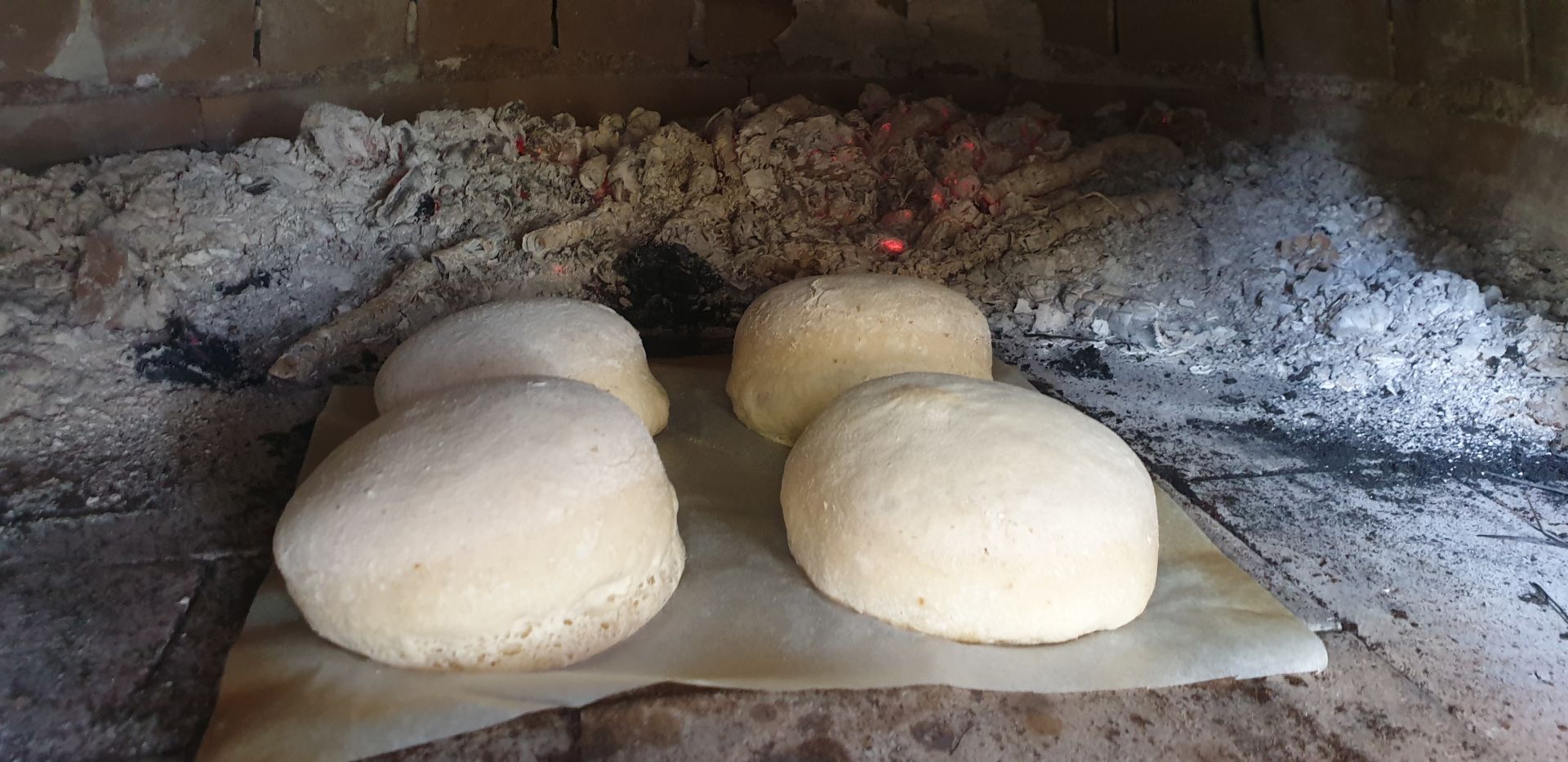 Bread in the oven