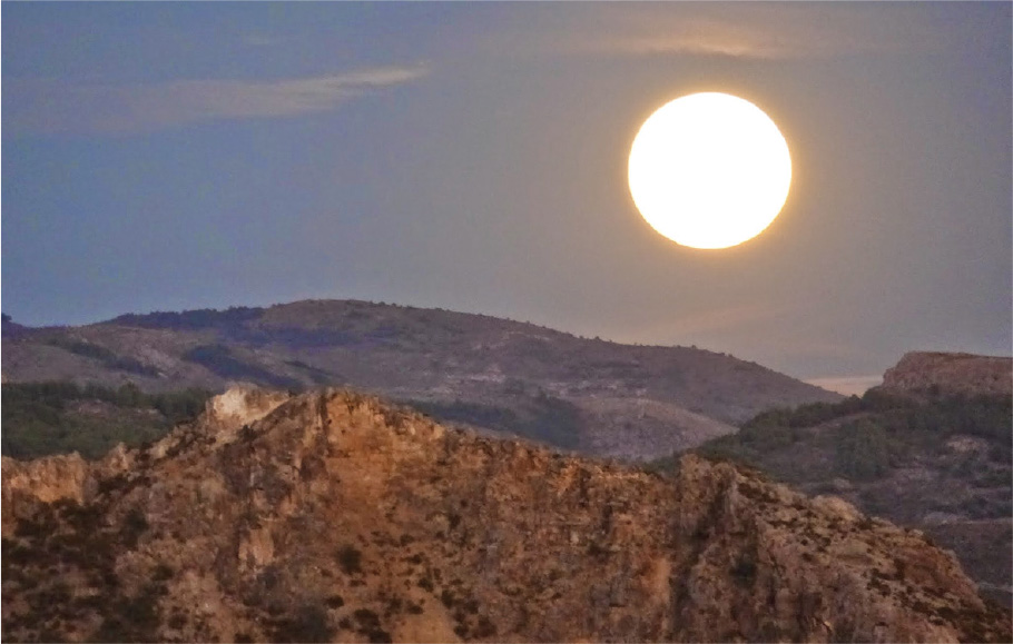 Sunset in the Alpujarras